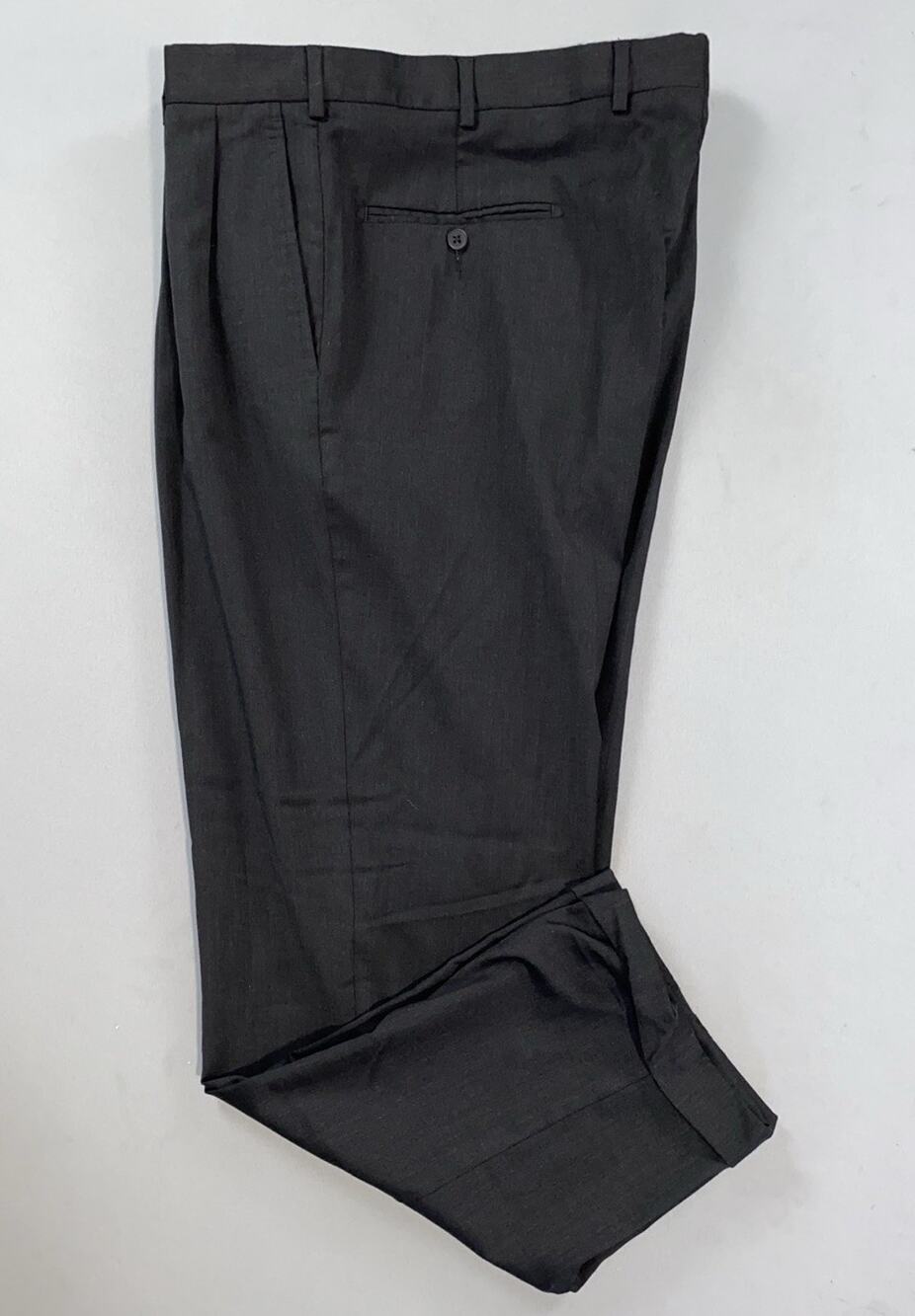 Kirkland Signature Warren of Stafford Pleated/Cuffed Wool Dress Pants. 38X30 EUC